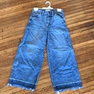 Madewell Wide Leg Crop Jeans